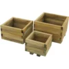 Forest Garden Wooden Kendal Square Planter (Set Of 3) -Plantery Shop 12812613 1844831955981169