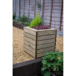 Forest Garden Wooden Linear Square Planter -Plantery Shop 12812751 1384833220936671