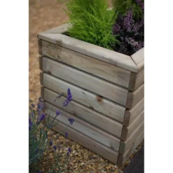 Forest Garden Wooden Linear Double Planter -Plantery Shop 12814339 1294832957372718