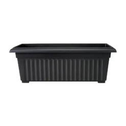 Corinth Black Patio Trough - 30cm