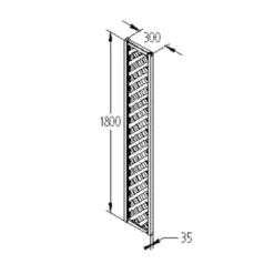 30cm Rosemore Lattice Trellis 5 Pack -Plantery Shop 12823387 2084833220398246