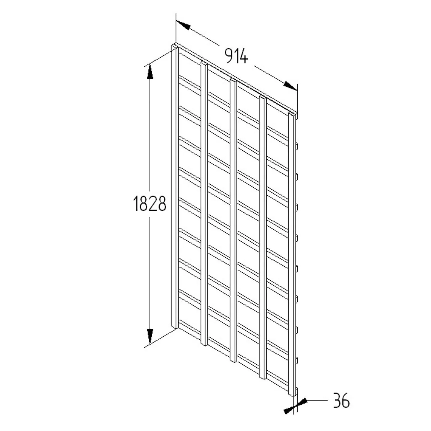 Heavy Duty Trellis - 91cm - Pack Of 4 7 Heavy Duty Trellis - 91cm - Pack Of 4 - Image 5