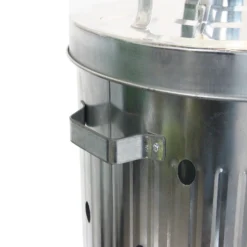 None Garden Galvanised Steel Incinerator / Fire Bin With Lid - 85L -Plantery Shop 12834094 6265030658477975