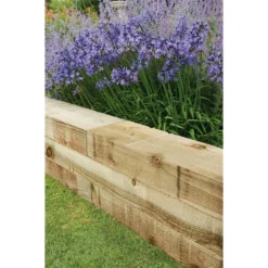 Forest Garden Non Creosote Railway Sleeper - 4ft