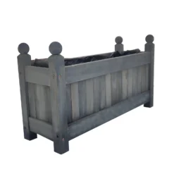 Wooden Trough - Grey