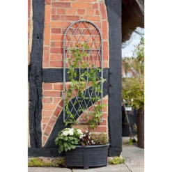 Faux Willow Arched Trellis - 1.2 X 0.45m -Plantery Shop 12885556 8734856719268391