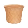 Terracotta Lattice Cone Plant Pot - 22cm -Plantery Shop 12887452 1115011025311131
