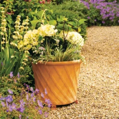 Terracotta Lattice Cone Plant Pot - 22cm -Plantery Shop 12887452 8965011025351349