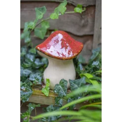 Ceramic Mushroom Garden Ornament - Medium -Plantery Shop 12890925 2484843660810764