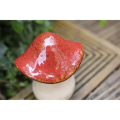 Ceramic Mushroom Garden Ornament - Medium -Plantery Shop 12890925 5224843660767021