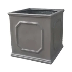 Mayfair Lead Cube Planter - 27cm
