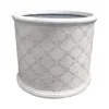 Mayfair Antique White Cylinder Plant Pot - 30cm 2 Mayfair Antique White Cylinder Plant Pot - 30cm -Plantery Shop 13176816 9134933182533721