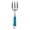 House Beautiful Stainless Steel Hand Fork With A Teal Painted Hardwood Handle -Plantery Shop 13188707 1034928022166434