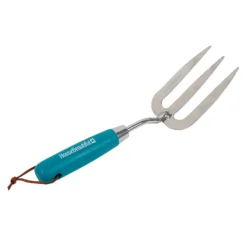House Beautiful Stainless Steel Hand Fork With A Teal Painted Hardwood Handle -Plantery Shop 13188707 3154928022220770