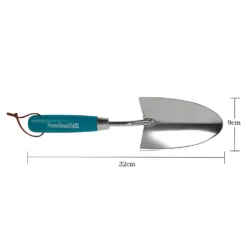 House Beautiful Stainless Steel Hand Trowel With A Teal Painted Hardwood Handle -Plantery Shop 13188708 1614928022769752
