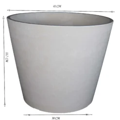 White Marble Pot - 40cm -Plantery Shop 13190818 5174909731376461
