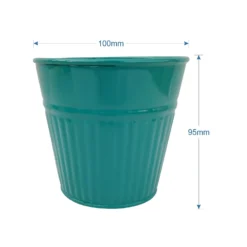 Ribbed Planter (3 Colour Mix) - 10cm -Plantery Shop 13193952 1924933495895679