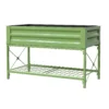 Panacea Steel Raised Garden Planter With Stand - Green -Plantery Shop 13480856 4414932710738187