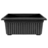 Black Trough Planter - 55cm -Plantery Shop 13928425 5454981914649911
