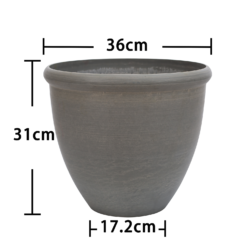 Ashford Planter Grey 35cm -Plantery Shop 13928636 9455001955518807