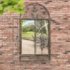 MirrorOutlet Rustic Scroll Large Garden Mirror - 130x70cm 2 MirrorOutlet Rustic Scroll Large Garden Mirror - 130x70cm -Plantery Shop 13950539 1144987138997286