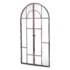 MirrorOutlet Metal Arched Decorative Window Opening Garden Mirror - 100x50cm -Plantery Shop 13950551 1094987139825238