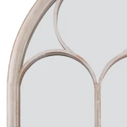 MirrorOutlet Somerley Chapel Arch Metal Garden Mirror - 112x61cm -Plantery Shop 13950555 1784987139277732