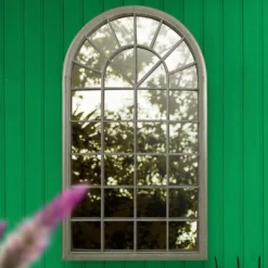 MirrorOutlet Somerley Eden Country Arch Large Metal Garden Mirror - 129x76cm -Plantery Shop 13950557 1934987139911914