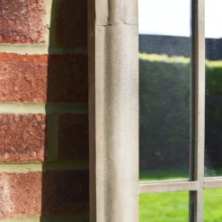 MirrorOutlet Somerley Sunflower Gothic Arch Large Garden Mirror - 150x61 Cm -Plantery Shop 13950558 1904987173066099