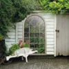 MirrorOutlet Somerley Eden Country Arch Extra Large Metal Garden Mirror - 160x91cm -Plantery Shop 13950563 1454987139331822