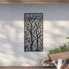 Amarelle Large Metal Tree Design Decorative Garden Screen - 120 X 60cm -Plantery Shop 13950572 2094987139714889