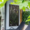 Amarelle Large Metal Flame Decorative Garden Screen Mirror - 120x60cm -Plantery Shop 13950576 1384987139396811
