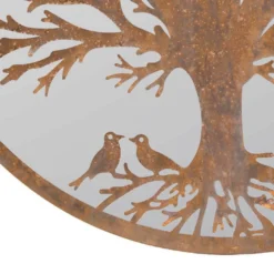 MirrorOutlet Birds Round Circular Garden Mirror - 100cm -Plantery Shop 13950586 1054987139352054