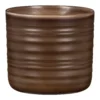 Scheurich Ripple Brown Indoor Pot - 23cm 1 Scheurich Ripple Brown Indoor Pot - 23cm -Plantery Shop 13953261 1484987120021158