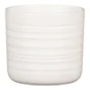 Scheurich Ripple White Indoor Pot - 23cm 1 Scheurich Ripple White Indoor Pot - 23cm -Plantery Shop 13953262 1394987119823623