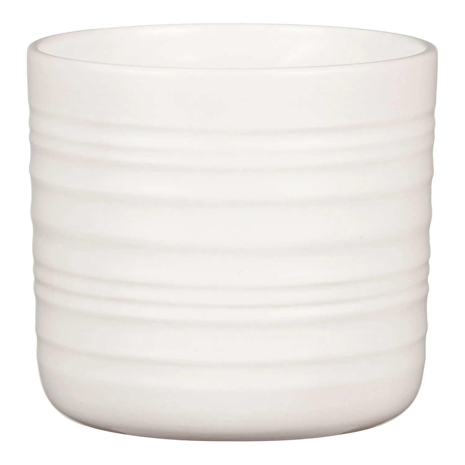 Scheurich Ripple White Indoor Pot - 28cm 3 Scheurich Ripple White Indoor Pot - 28cm