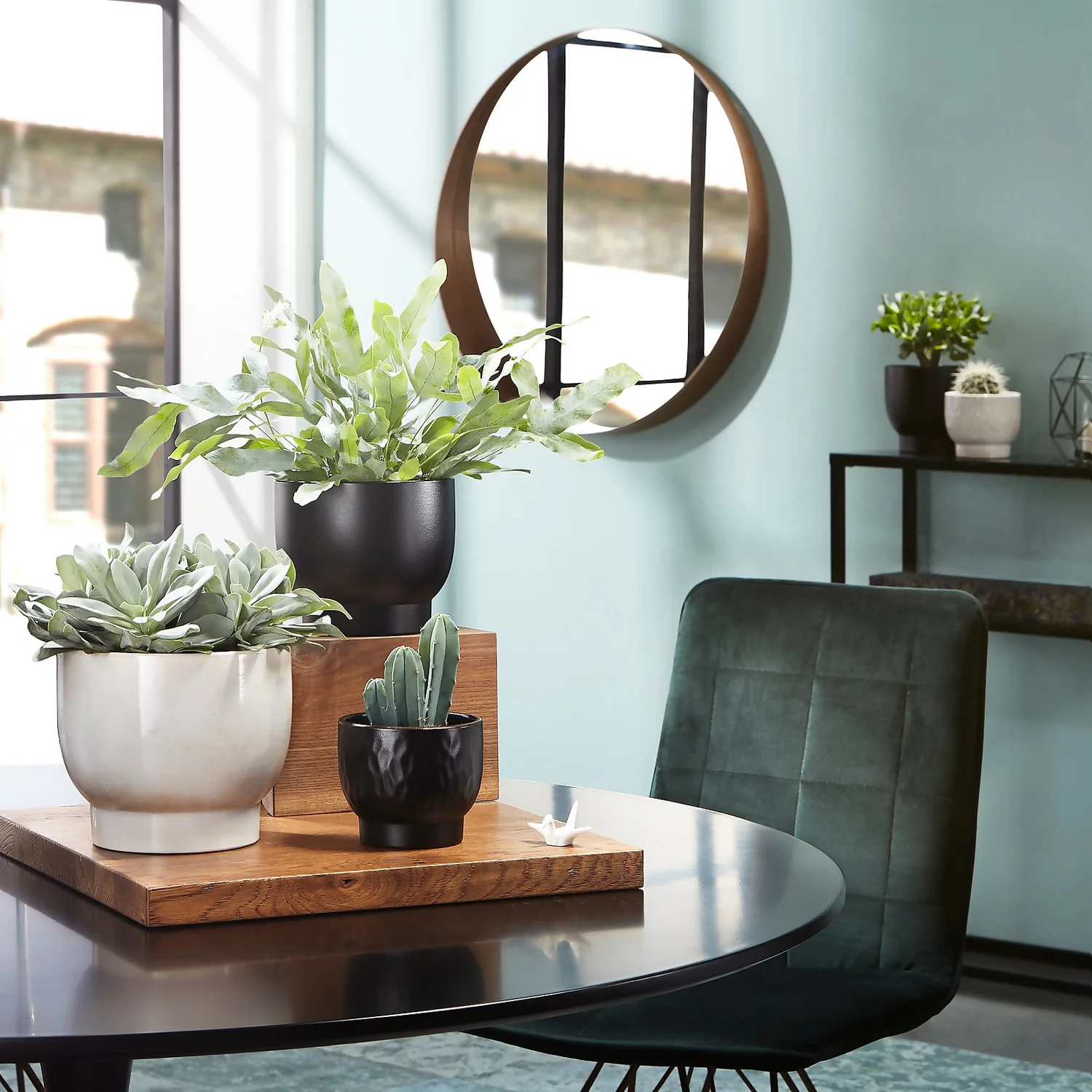 Scheurich Opale Hammered White Indoor Pot - 15cm 4 Scheurich Opale Hammered White Indoor Pot - 15cm - Image 2