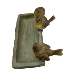 Homebase Wood Log Bird Bath With Birds 11 Homebase Wood Log Bird Bath With Birds -Plantery Shop 13955522 7495014596921816