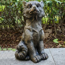 Bronze Look Fox Garden Ornament 15 Bronze Look Fox Garden Ornament -Plantery Shop 13965952 4945014596616911