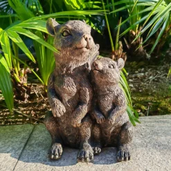 Bronze Look Squirrel Family Garden Ornament -Plantery Shop 13965954 2035014597262265