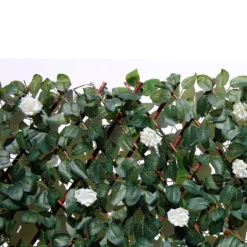 Faux Leaf Trellis 90x180cm - White Rose -Plantery Shop 13971220 1875014602990897