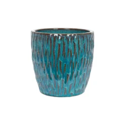 Chiswick Textured Pot Green - 32cm