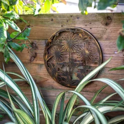 Allium Garden Wall Art 35cm - Antique Bronze -Plantery Shop 13981005 1135005835194086