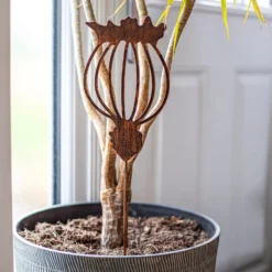 Floral Bronze Ground Stakes - 45cm (Assorted Designs) -Plantery Shop 13981009 1295005324808475