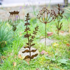 Floral Bronze Ground Stakes - 45cm (Assorted Designs) -Plantery Shop 13981009 1965005324841214