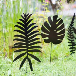 Jungle Black Ground Stakes - 45cm (Assorted Designs) 21 Jungle Black Ground Stakes - 45cm (Assorted Designs) -Plantery Shop 13981010 1535005324495575