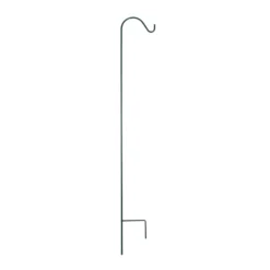 Single Shepherd Garden Hook 84 Inch - Black